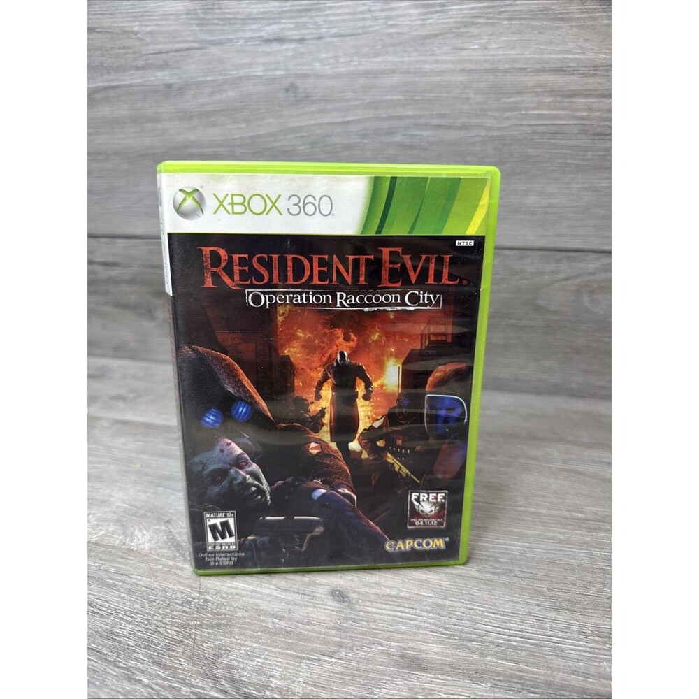 Resident Evil: Operation Raccoon City (Microsoft Xbox 360, 2012) CIB Tested